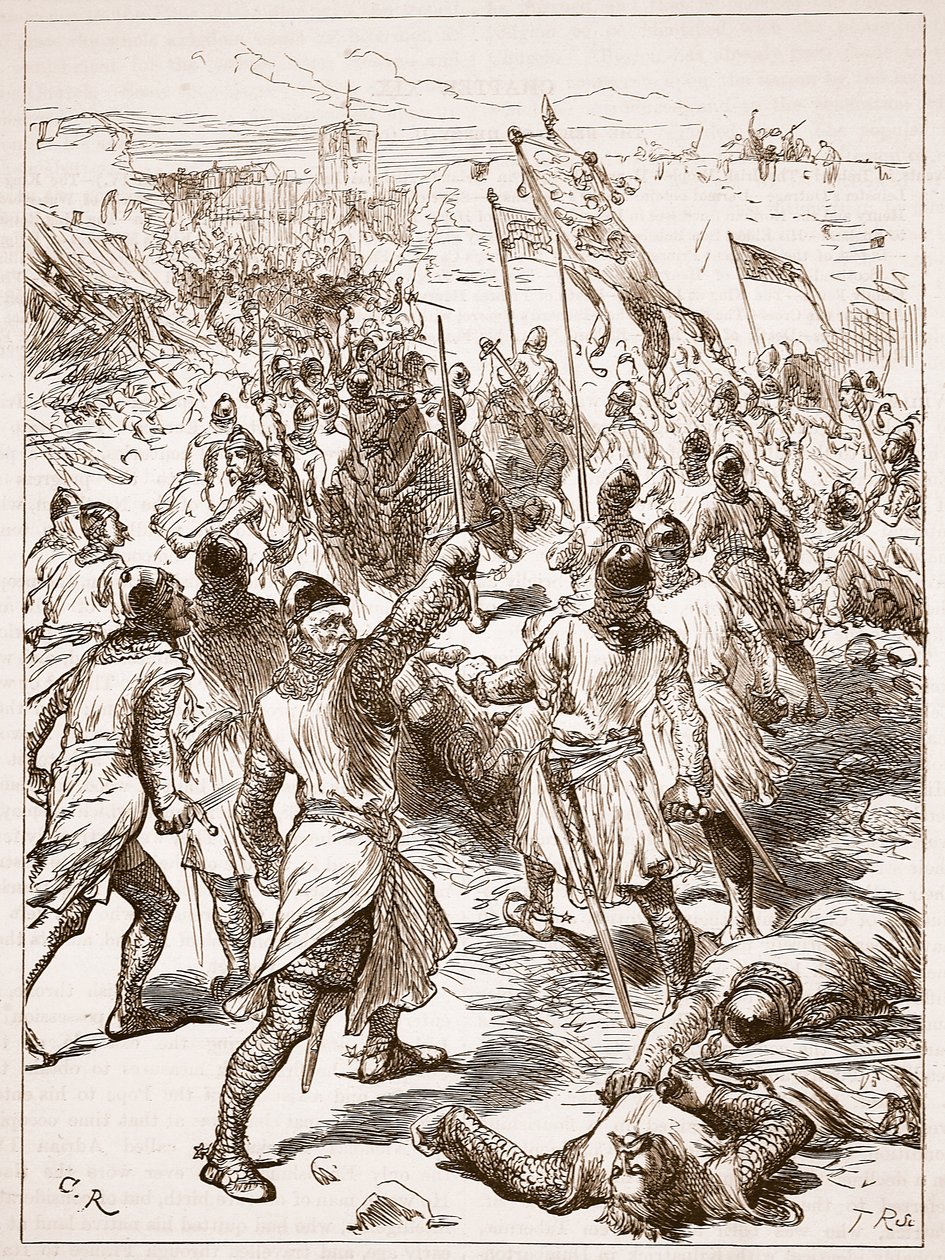 The Siege of Waterford (Illustration from Cassell