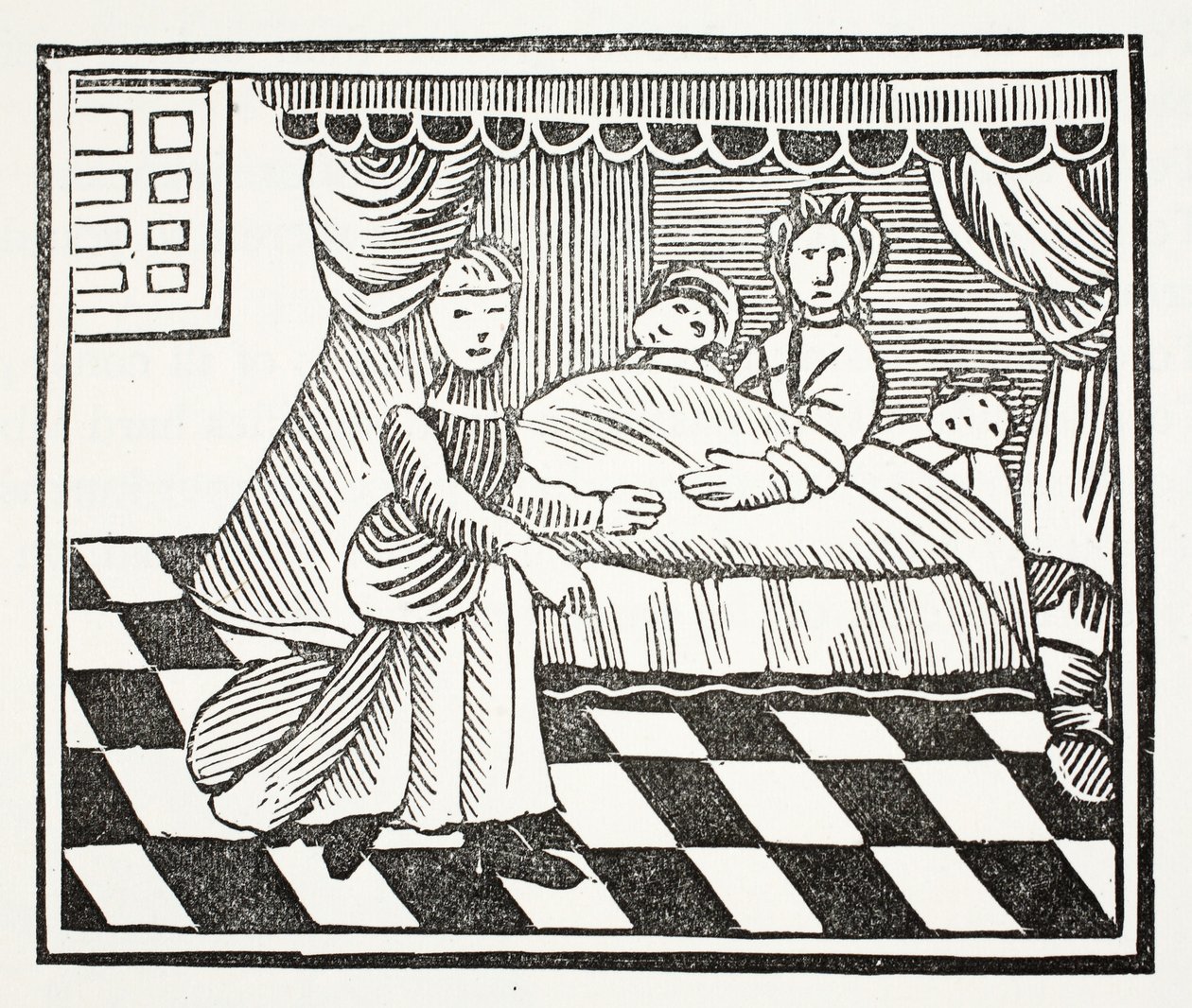 The Significance of Dreams, illustration from Chap-books of the Eighteenth Century by John Ashton, pub. 1882 by English School