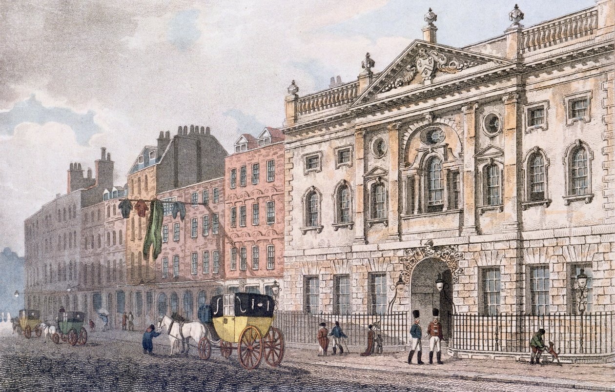 The South front of Ironmongers Hall, from 