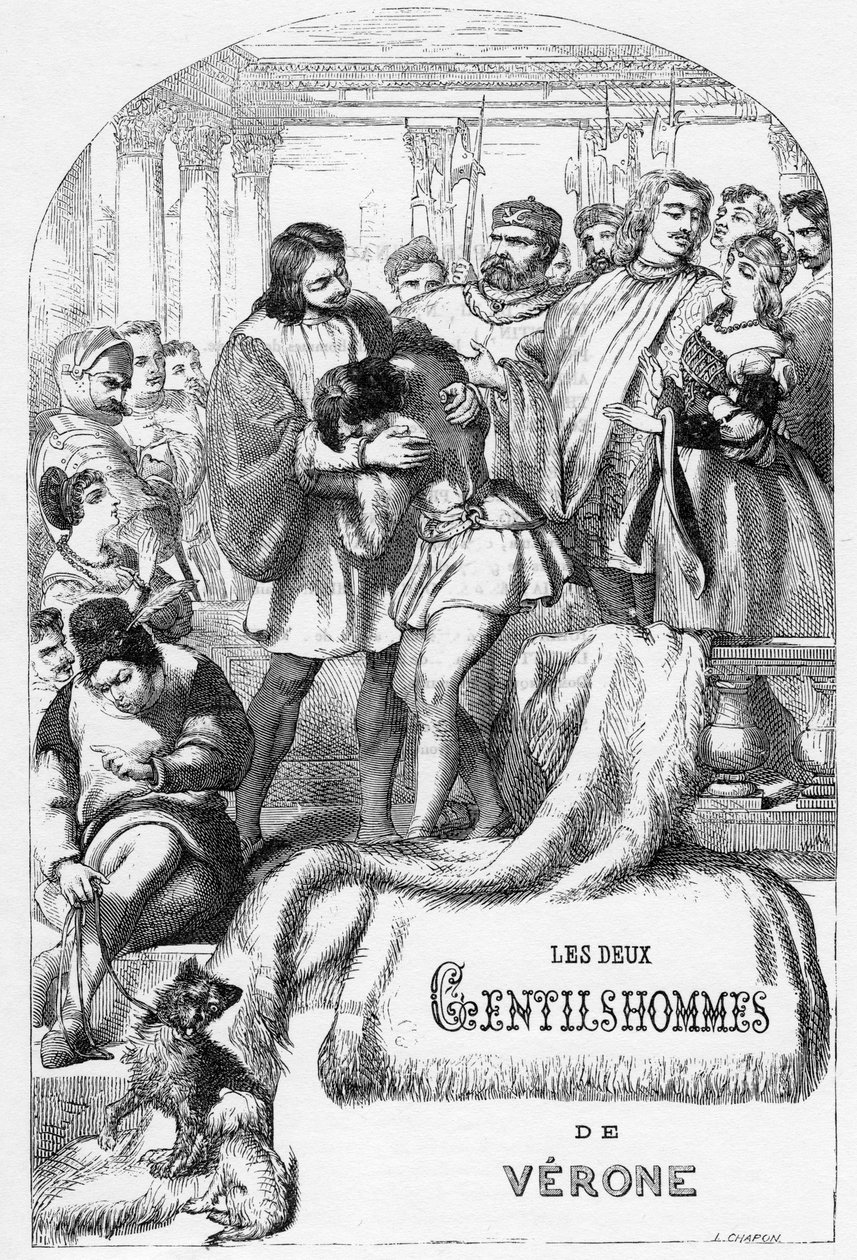 The Two Gentlemen of Verona by English School
