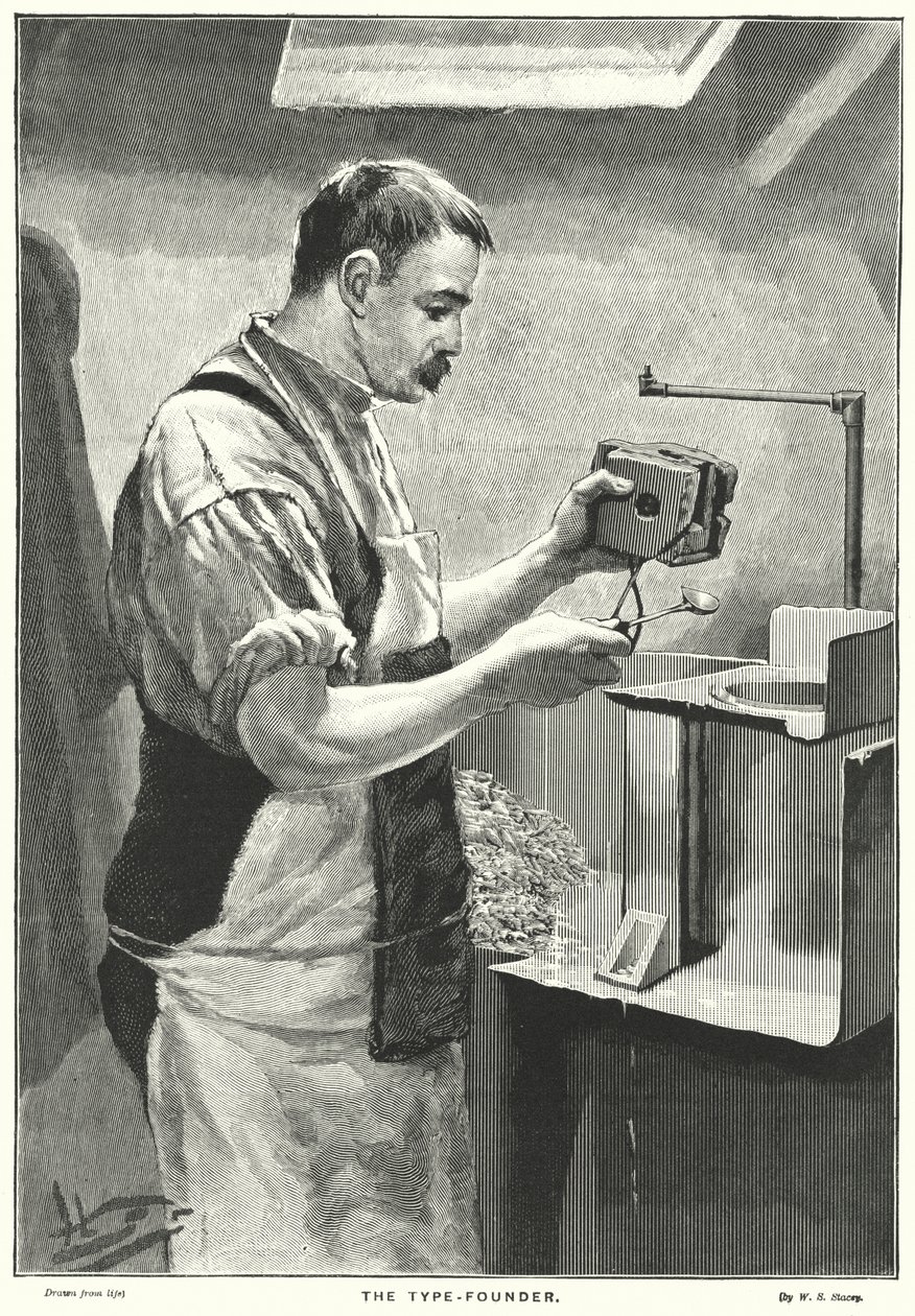 The Type-Founder by English School