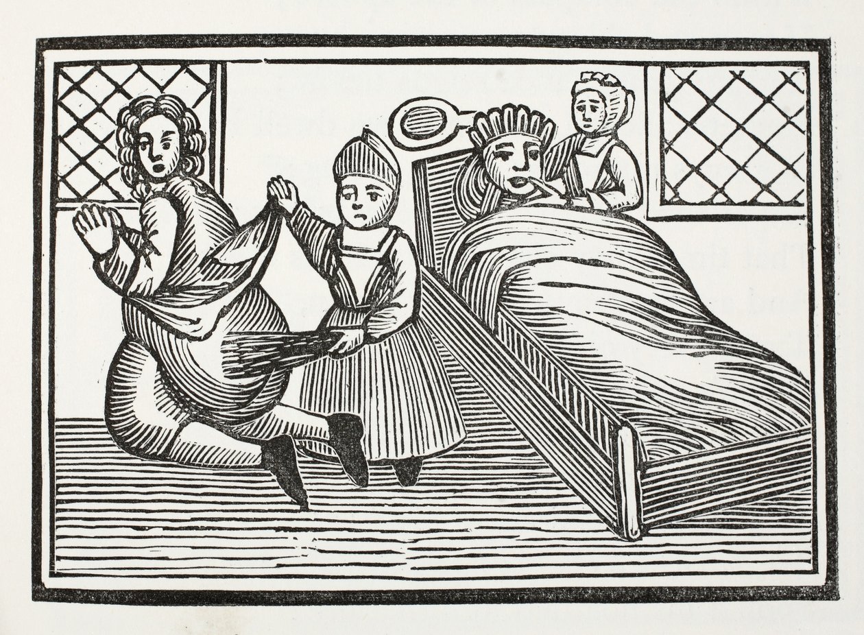 The World Turned Upside Down (illustration) by English School