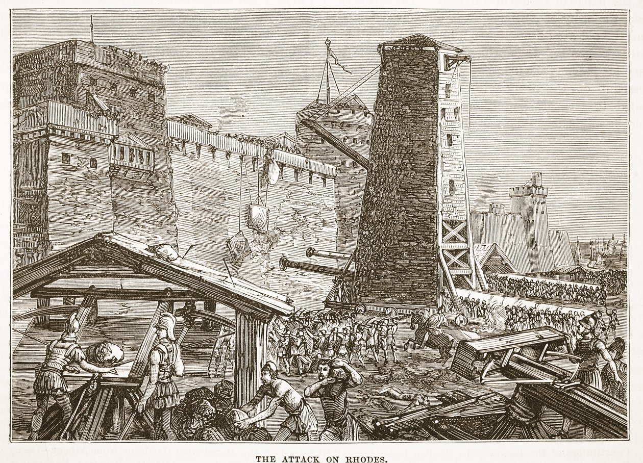 The Attack on Rhodes by English School