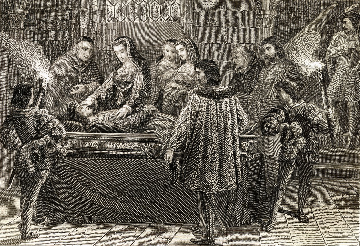 The Burial of Philip the Handsome (1478-1506) by English School
