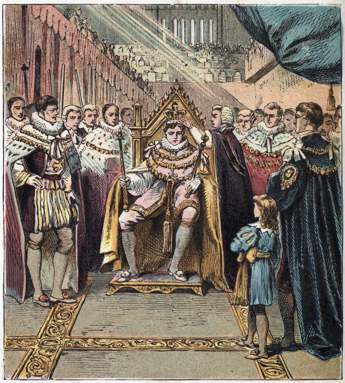 The Coronation of George IV by English School
