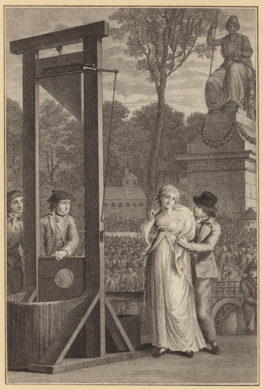 The Death of Charlotte Corday by English School