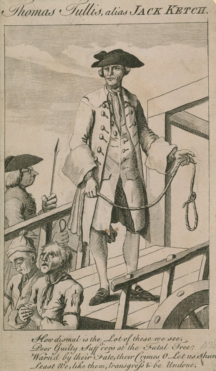 The Execution of Thomas Tullis, alias Jack Ketch by English School