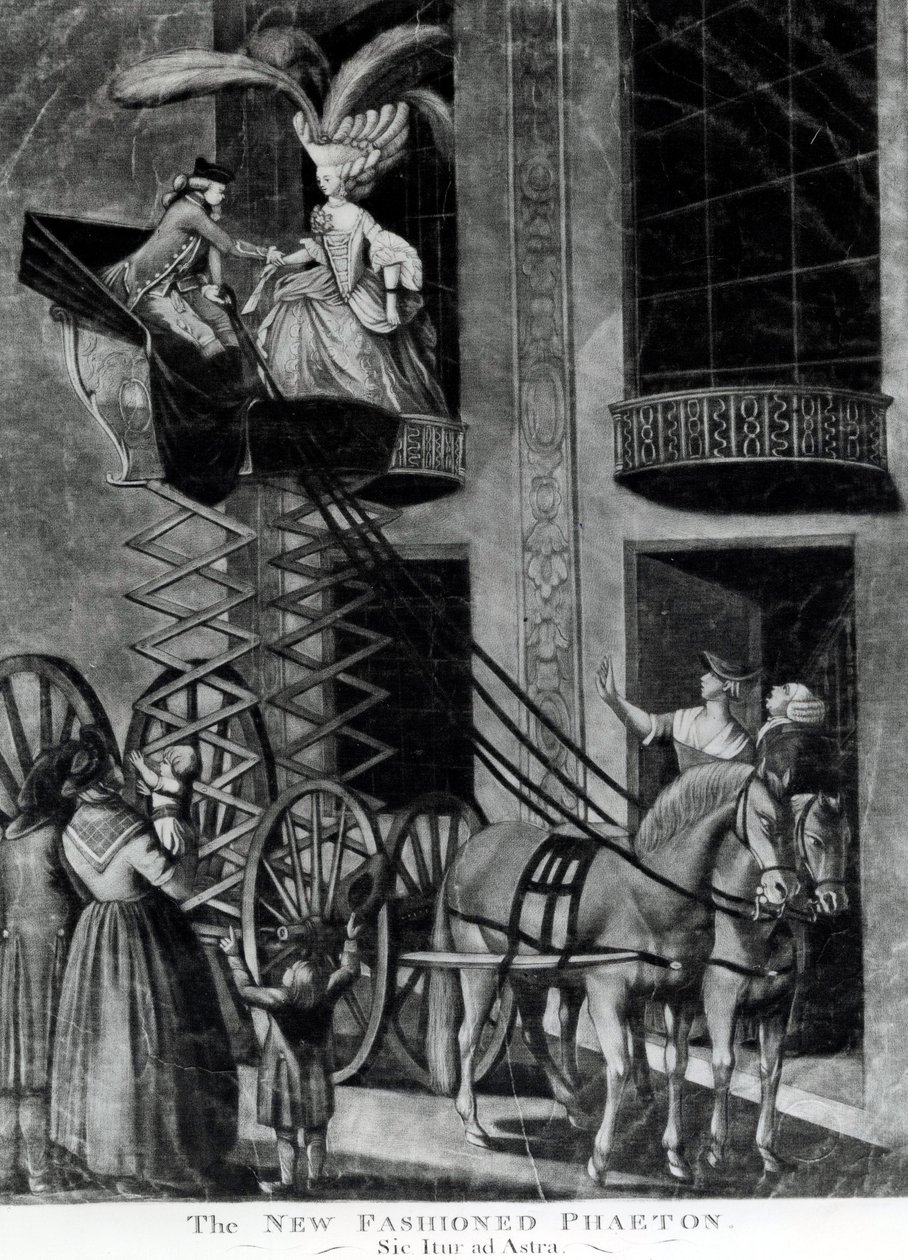The New Fashioned Phaeton by English School