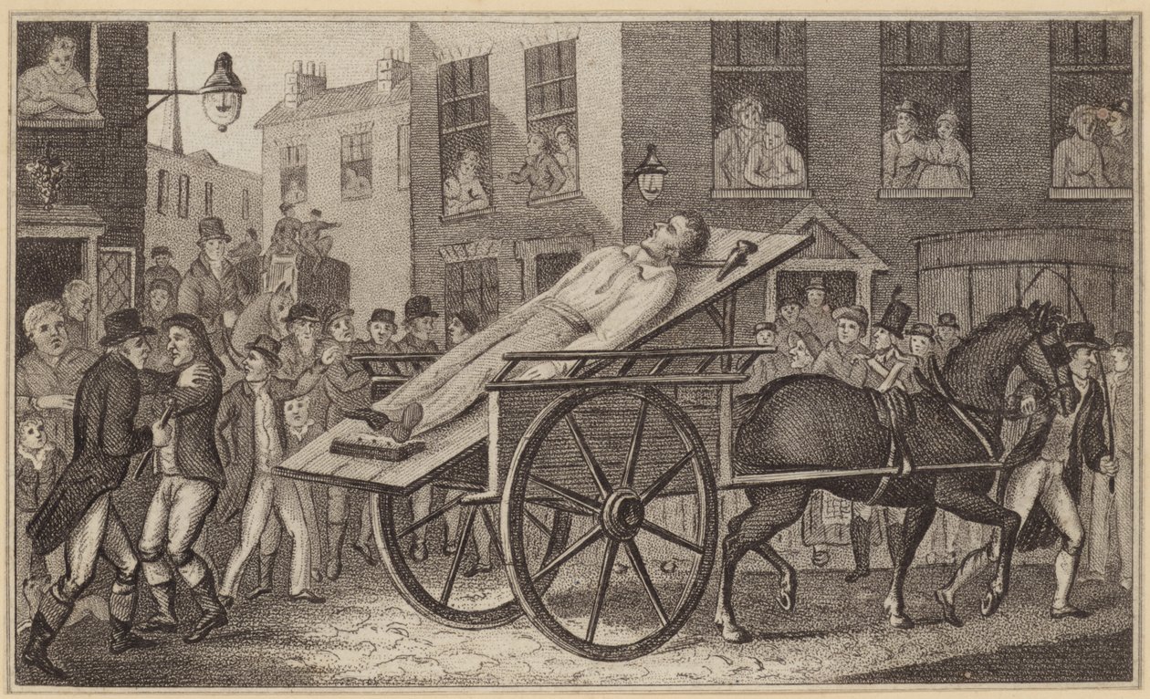 The Public Execution of the Body of Williams by English School