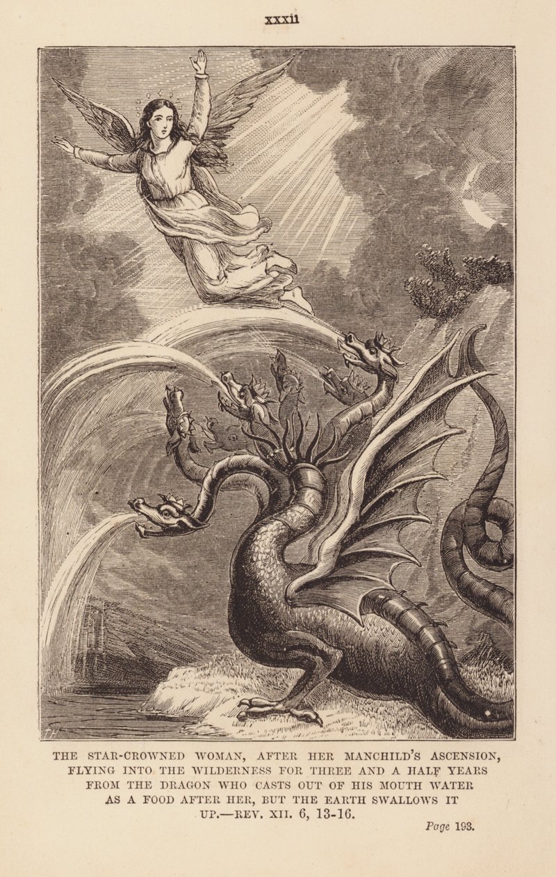 The Woman and the Dragon by English School