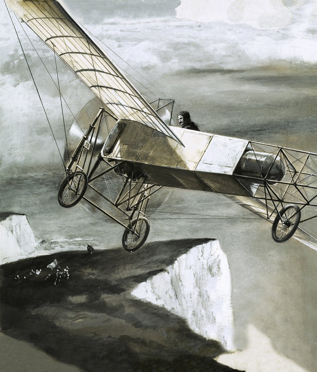 They Made Headlines: First to Fly the Channel by English School