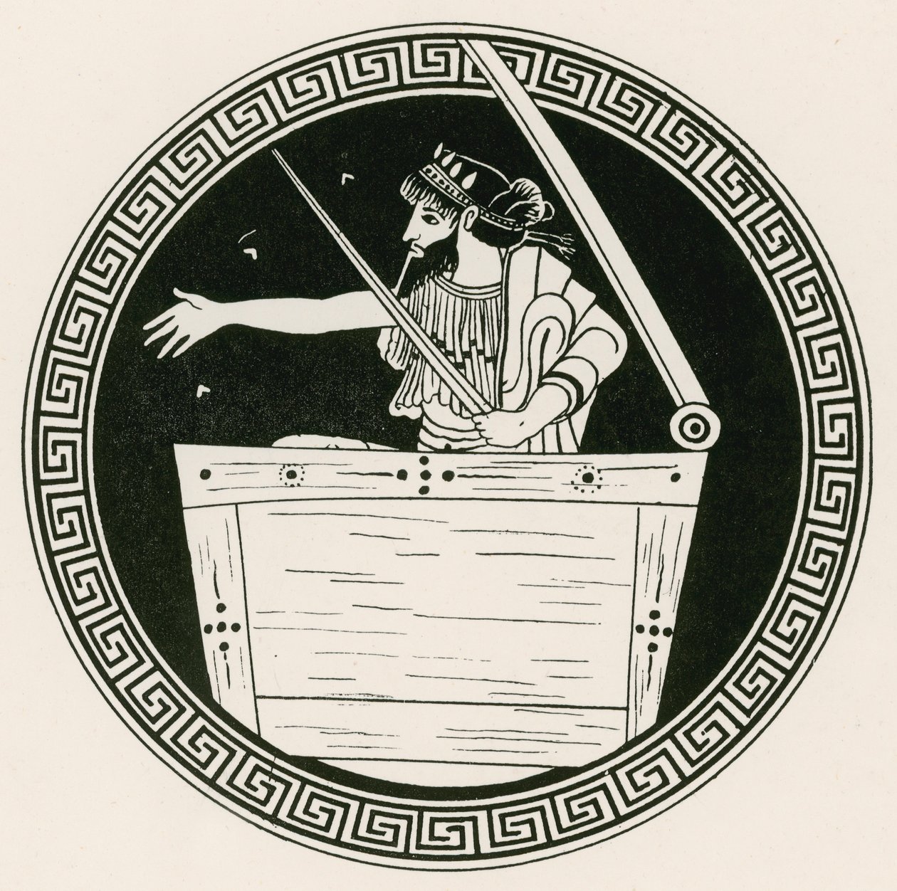 Thoas in the Chest by English School