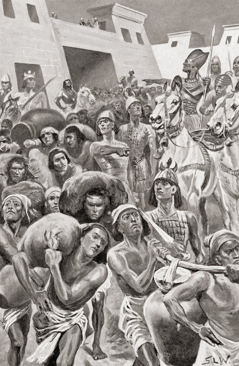 Thutmose III at the head of his army, from Hutchinson