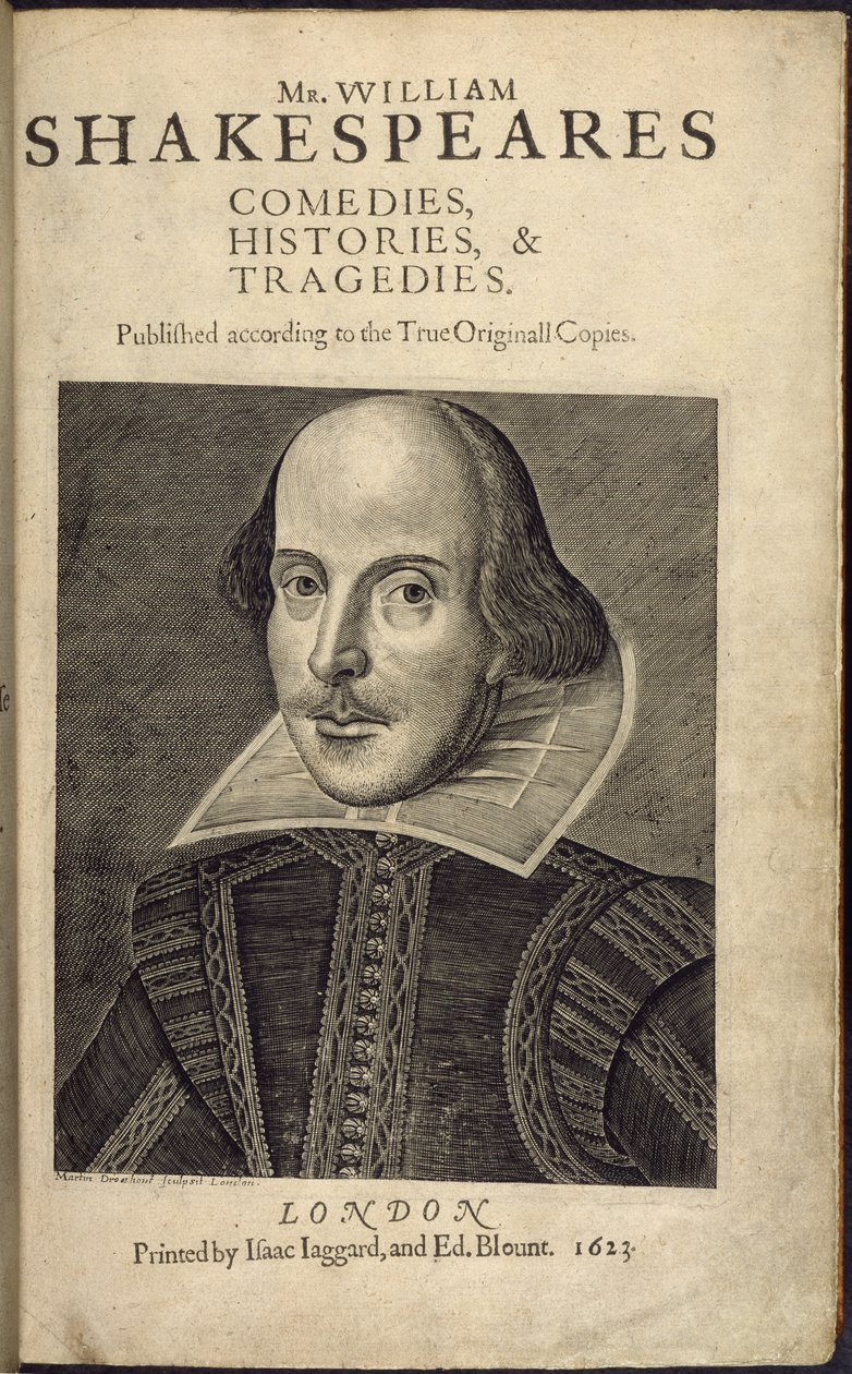 Title Page with a Portrait of Shakespeare, from 