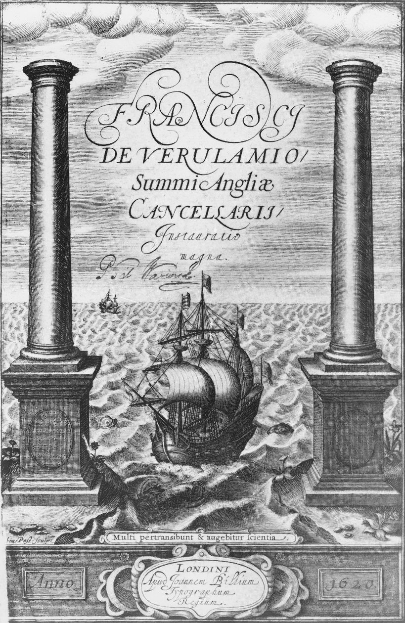 Title Page of the First Edition of the Novum Organum by Sir Francis Bacon (1620) by English School