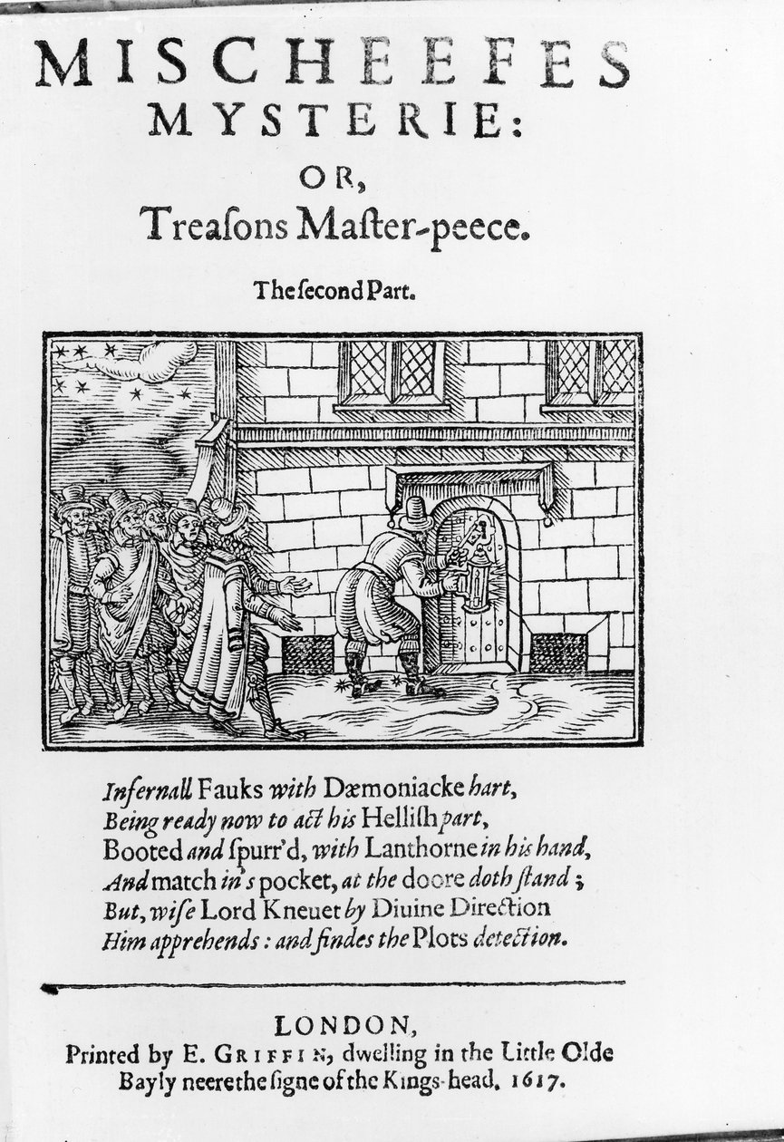 Title Page to Mischeefes Mysterie or Treasons Master-Peece - The Second Part by John Vicars, 1617 by English School
