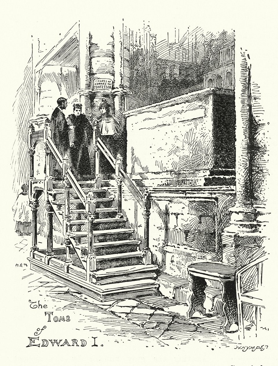 Tomb of King Edward I, Westminster Abbey by English School