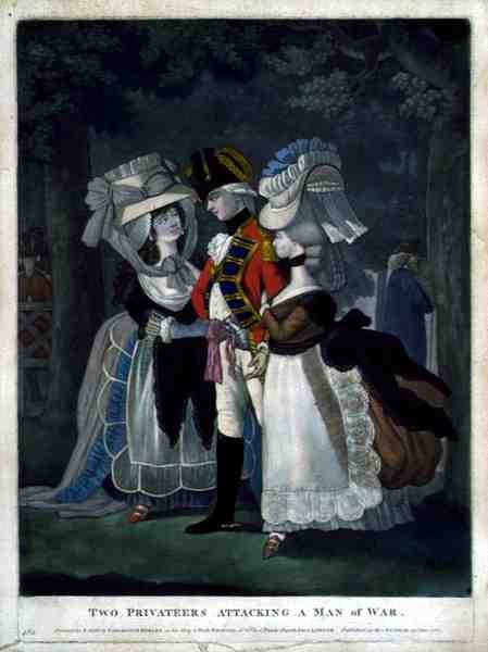 Two Privateers Attacking a Man of War, published by Carington Bowles by English School