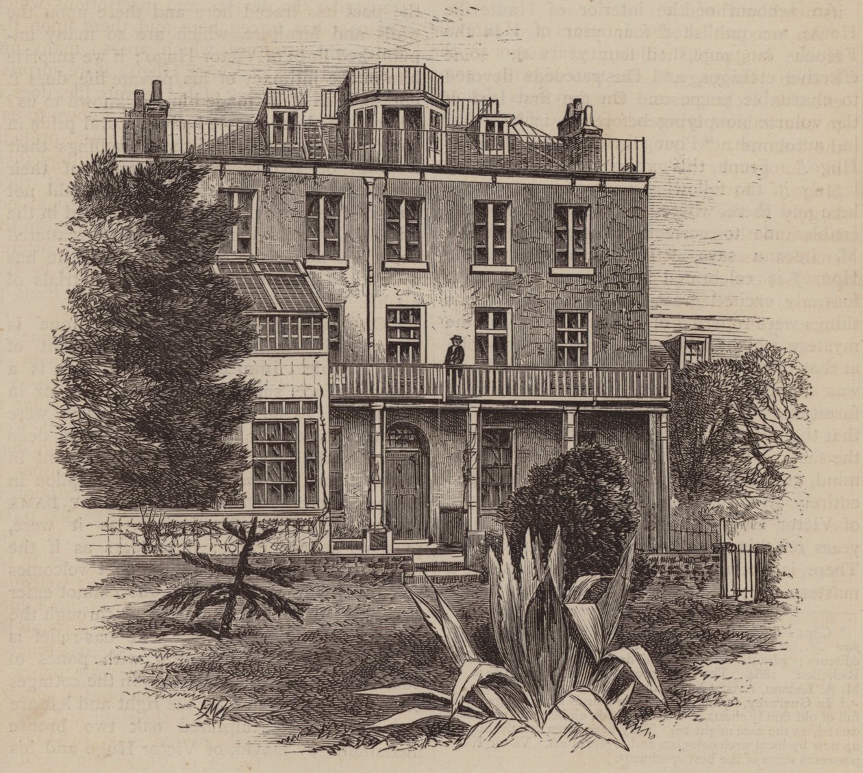 Victor Hugo at Home by English School