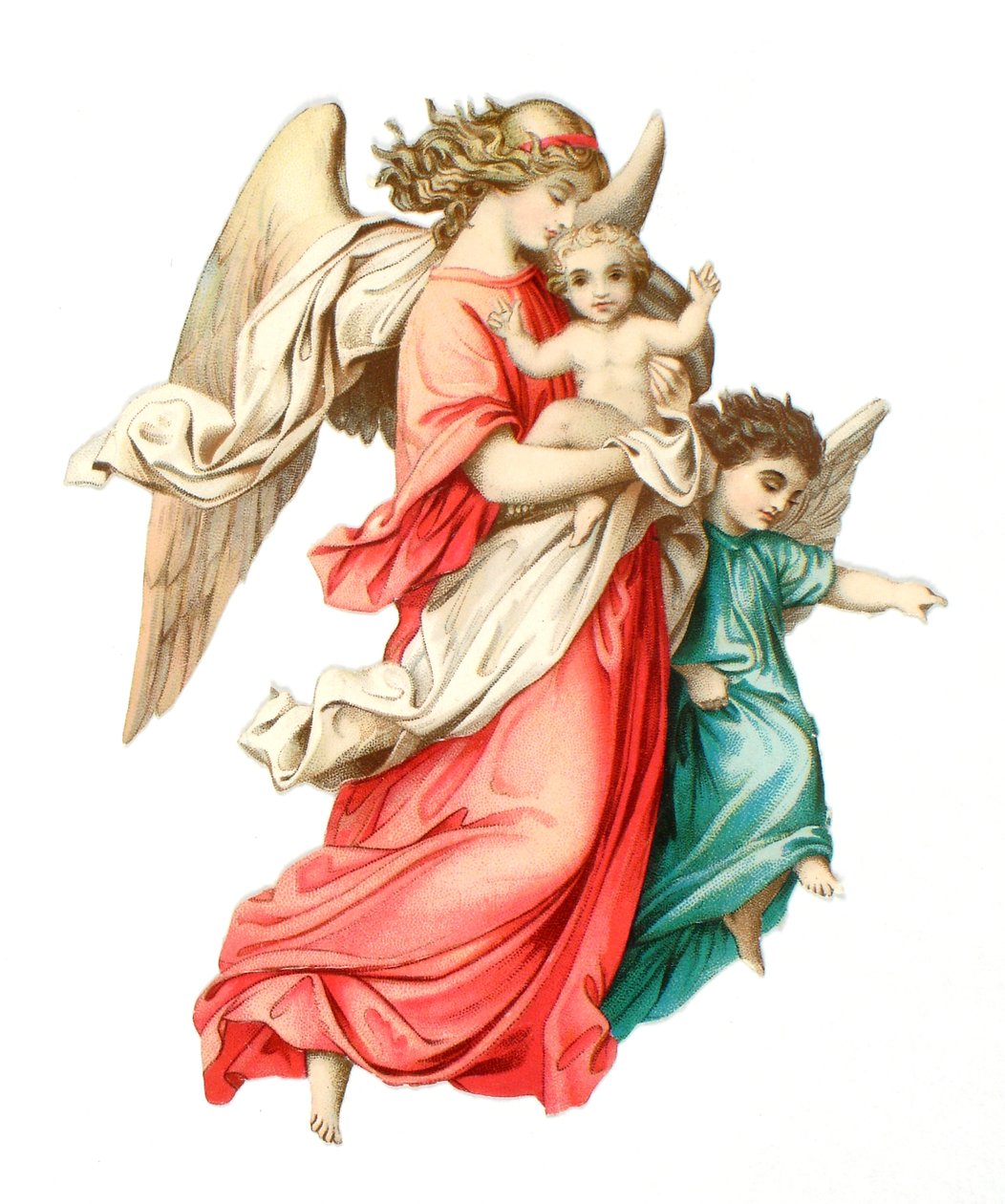 Victorian Scrap Relief of the Christ Child, c.1880 by English School