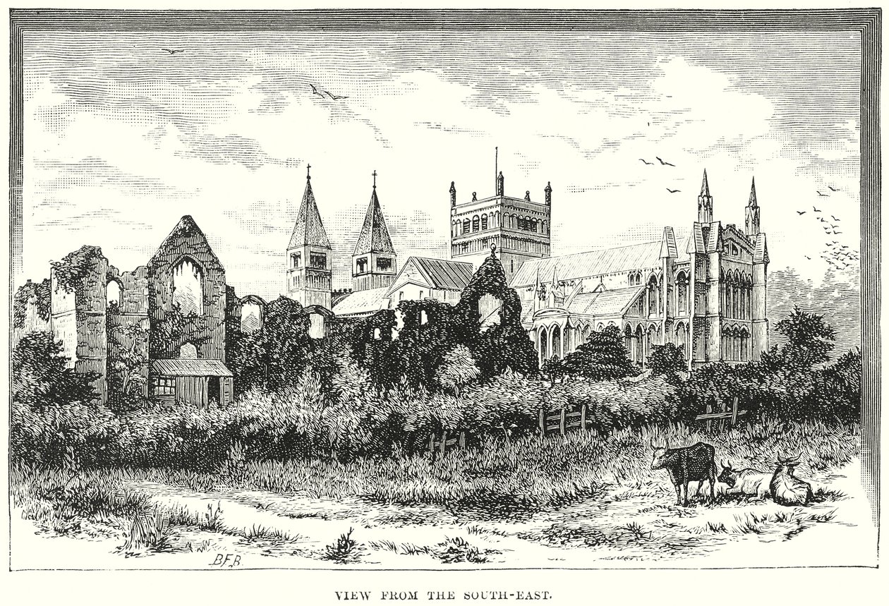 View from the South-East by English School