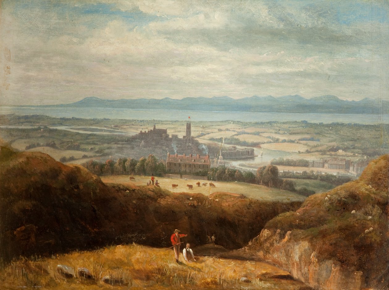 View of Lancaster by English School