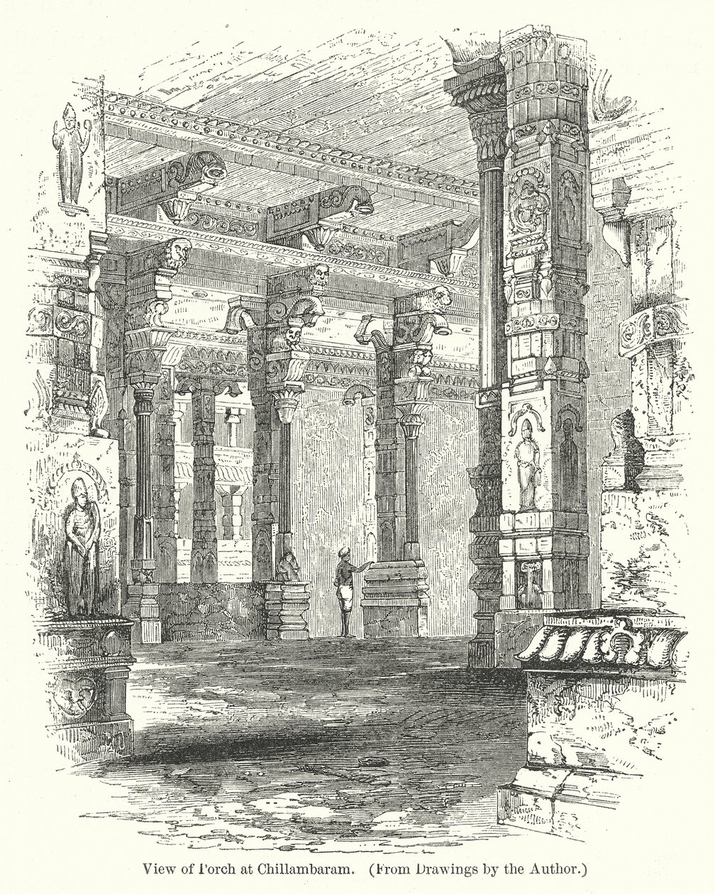 View of Porch at Chidambaram by English School