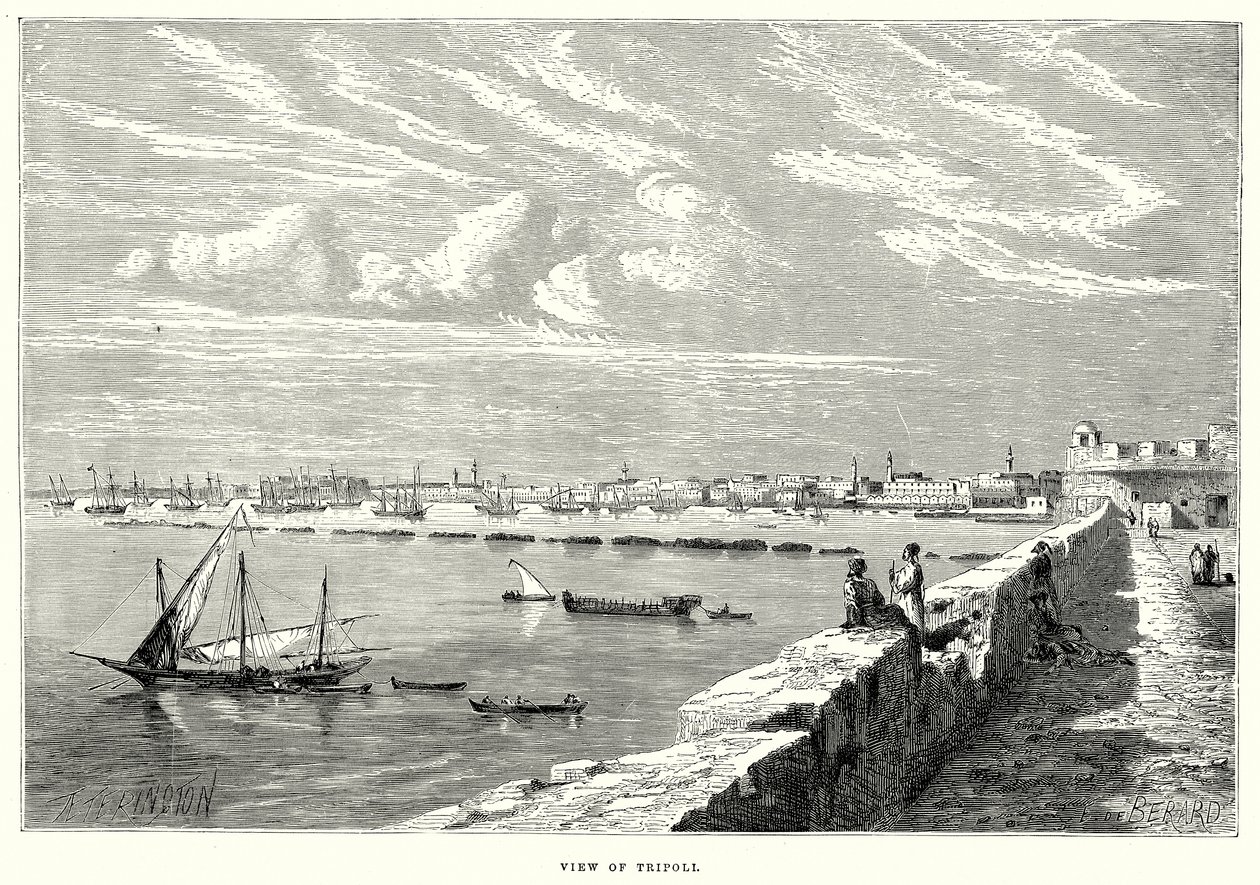 View of Tripoli by English School