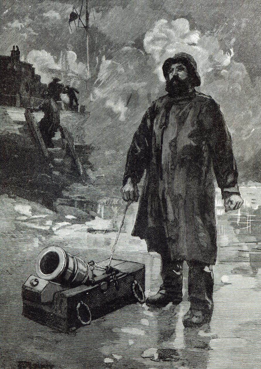 Waiting for the signal, from 
