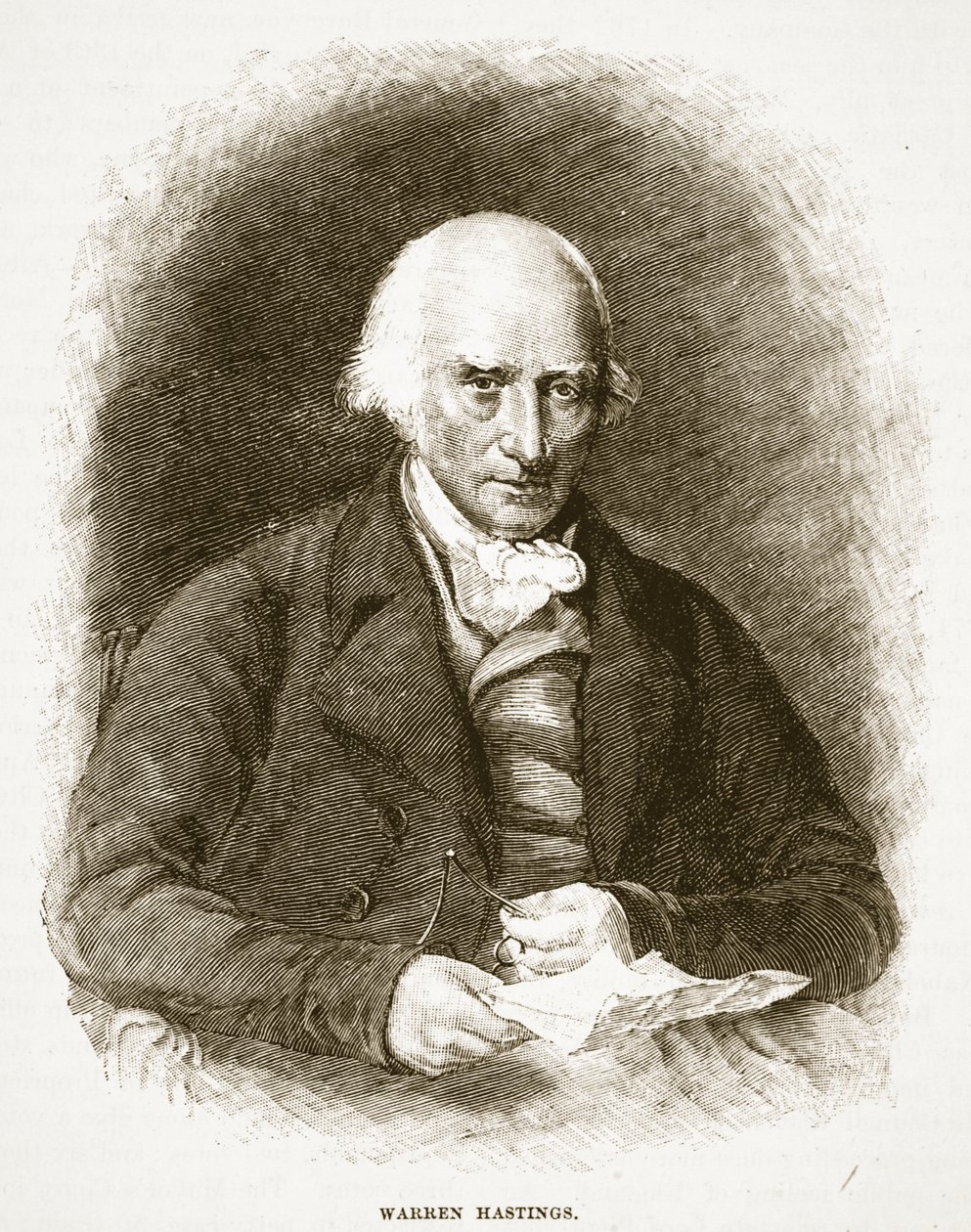Warren Hastings, illustration from Cassell