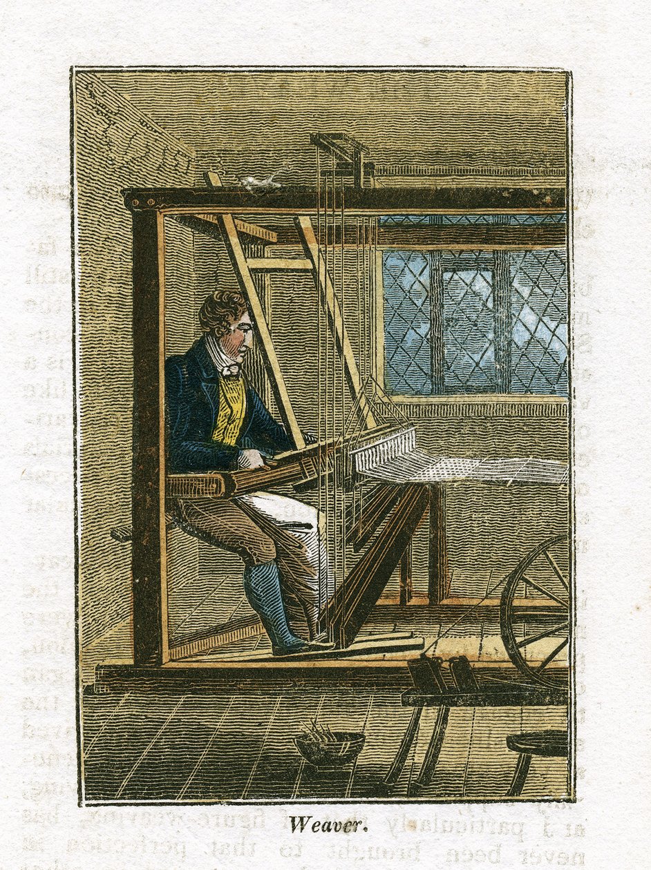 Weaver at His Loom, from 