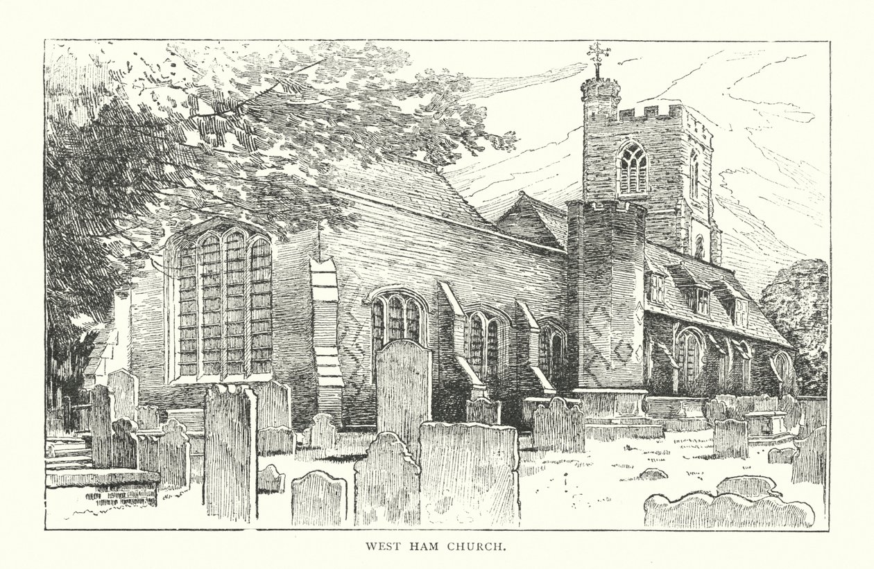 West Ham Church by English School