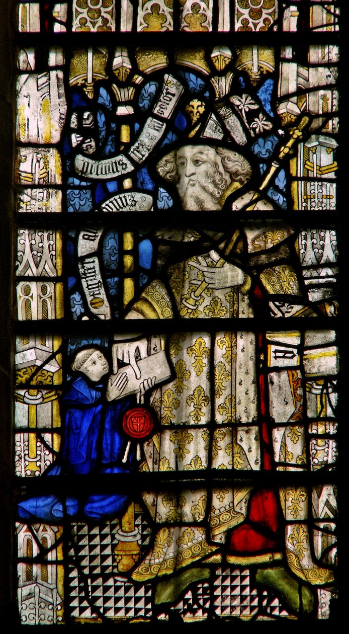 Window depicting William the Conqueror by English School