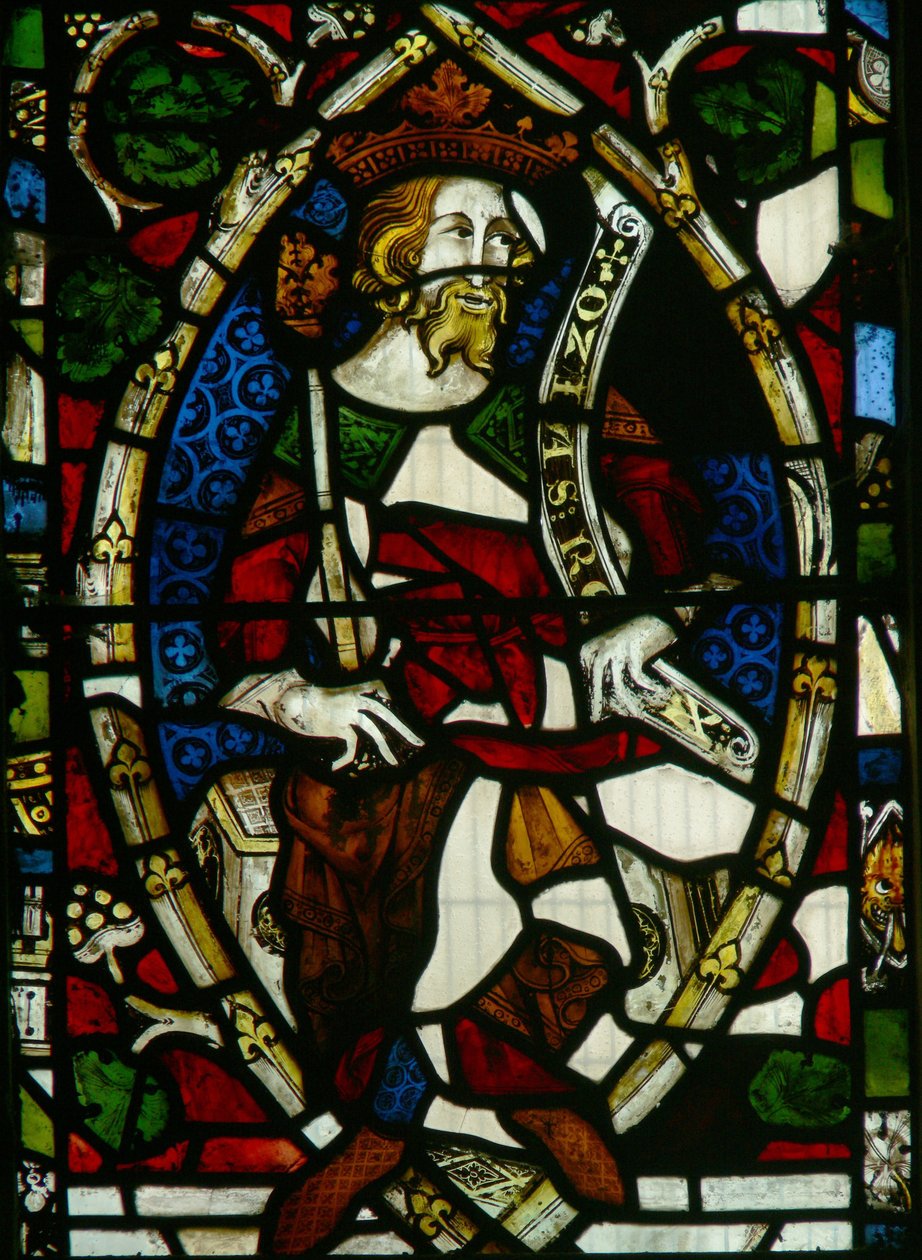 Window depicting Hosias on the Tree of Jesse by English School