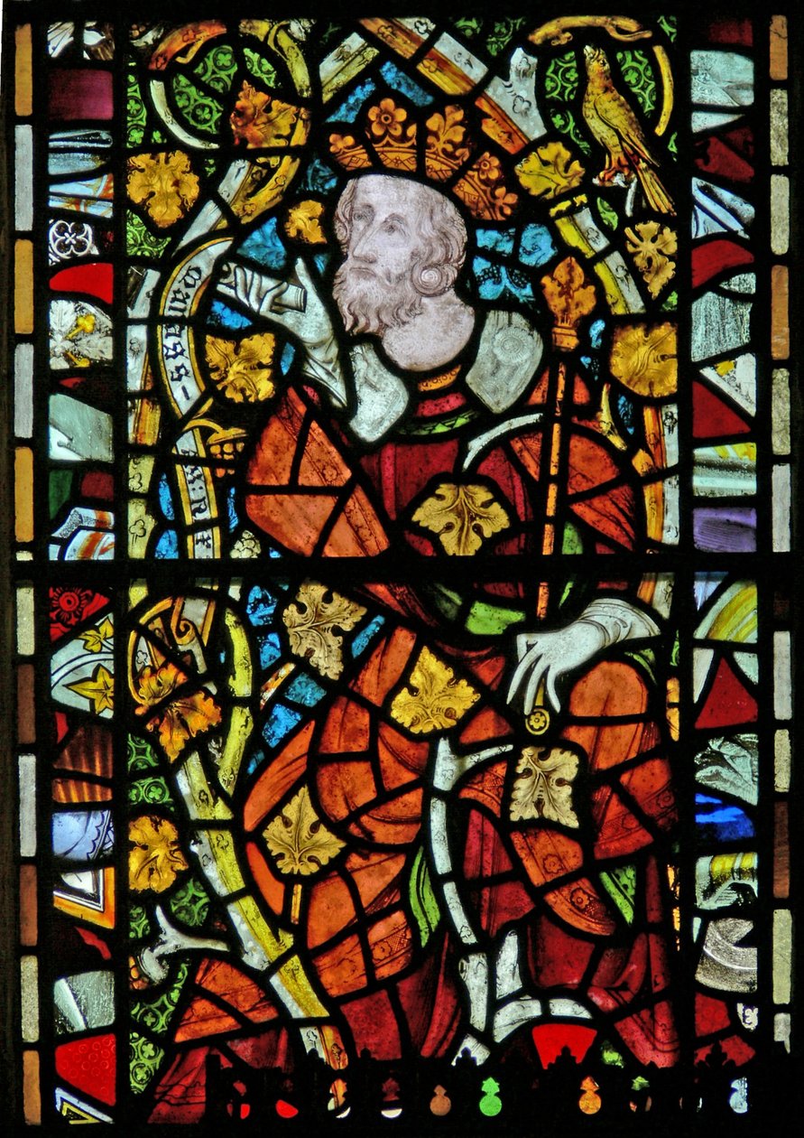 Window depicting Manesseh on the Tree of Jesse by English School