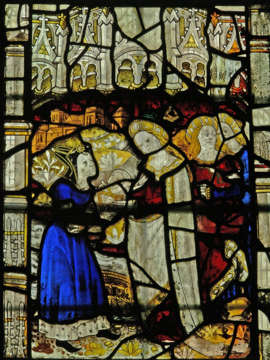 Moses Saved from the Bullrushes by English School