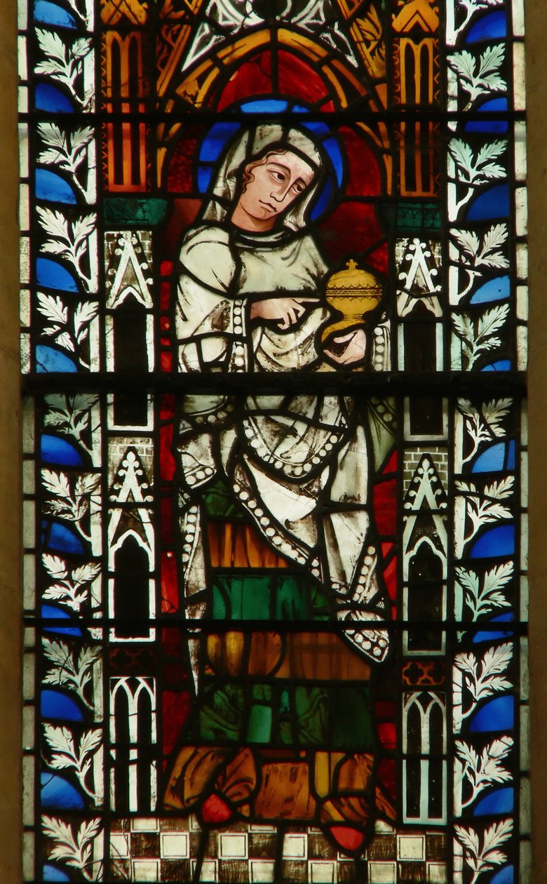 Window depicting Mary Magdalene by English School
