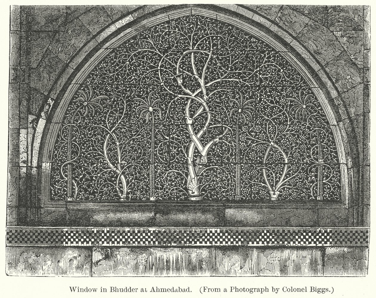 Window in Bhudder at Ahmedabad by English School
