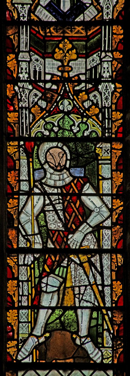 Window n4 depicting Gilbert III de Clare by English School