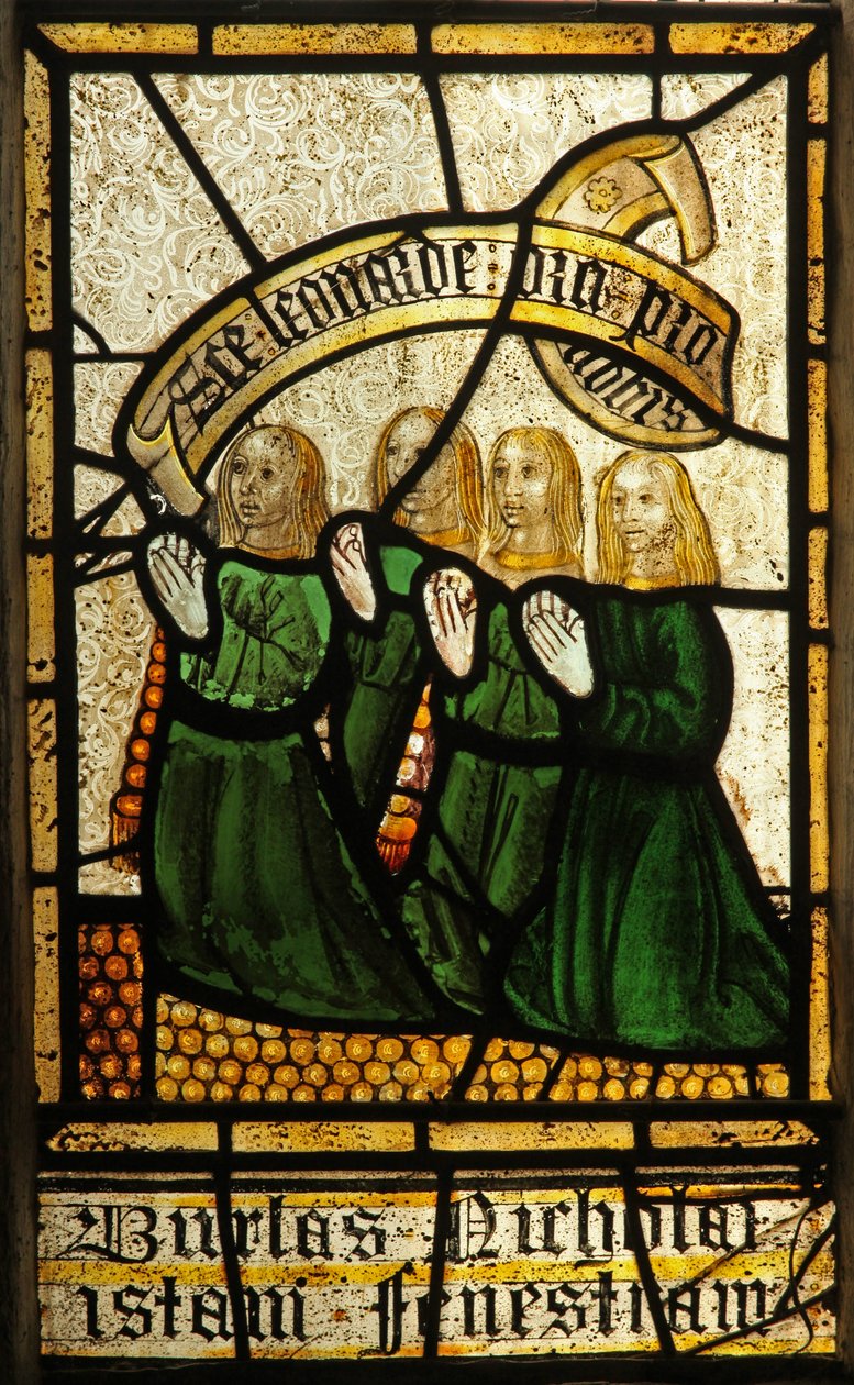 Window 3 depicting a donor - Borase family by English School