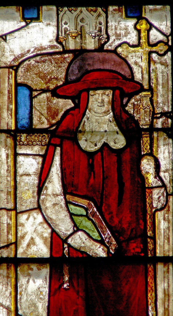 Window w24 depicting St Bonaventura? by English School