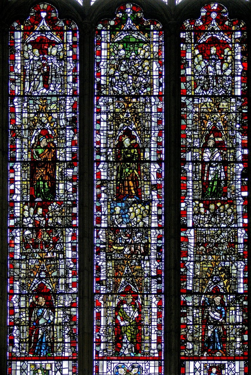 Window depicting Prophets by English School