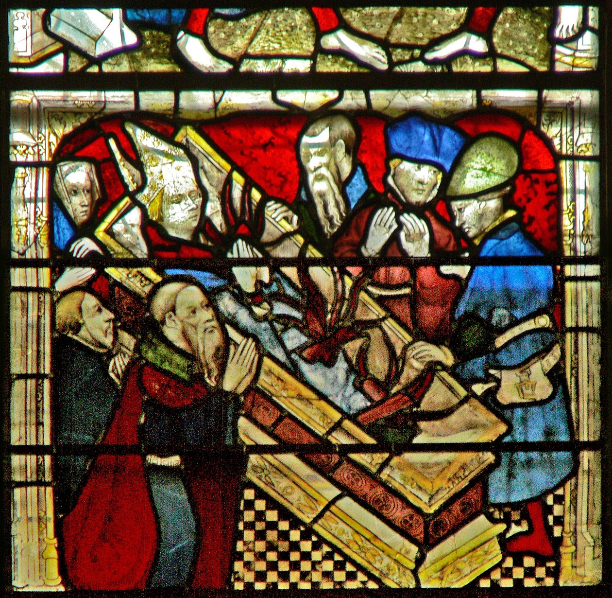 Window W5 depicting a scene from the life of St William by English School