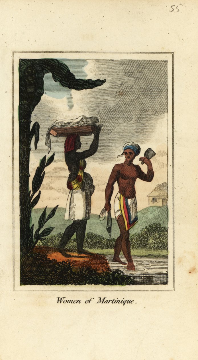 Women of Martinique, Antilles, West Indies by English School