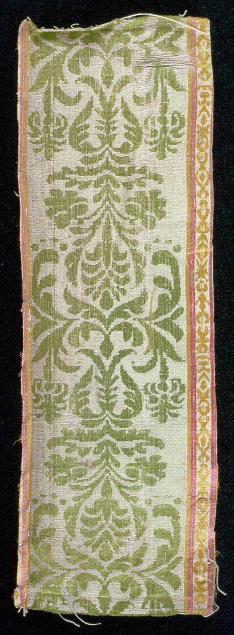 Woven Silk and Linen, Late 17th Century by English School