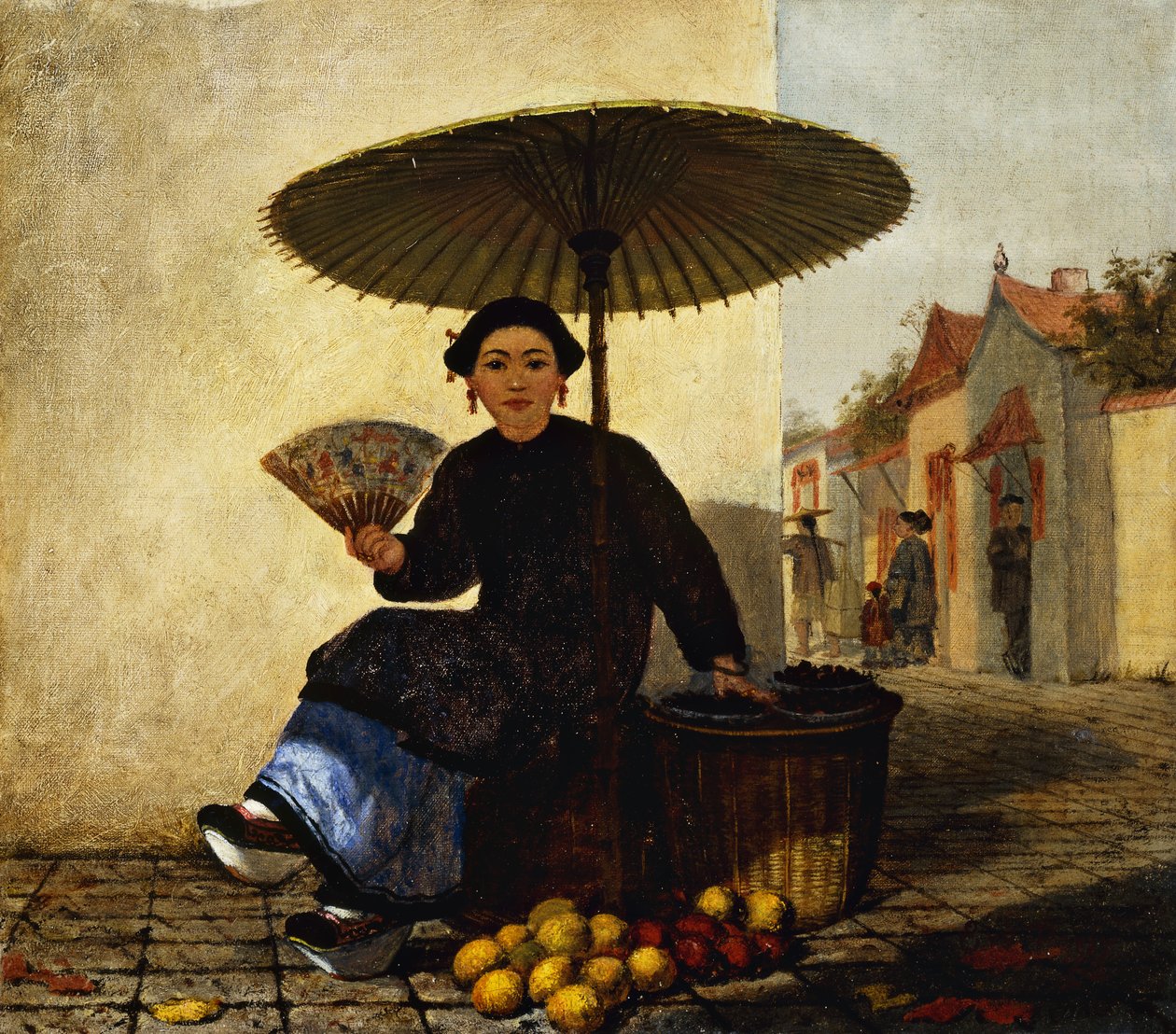 Fruit Seller by Enoch Wood Perry