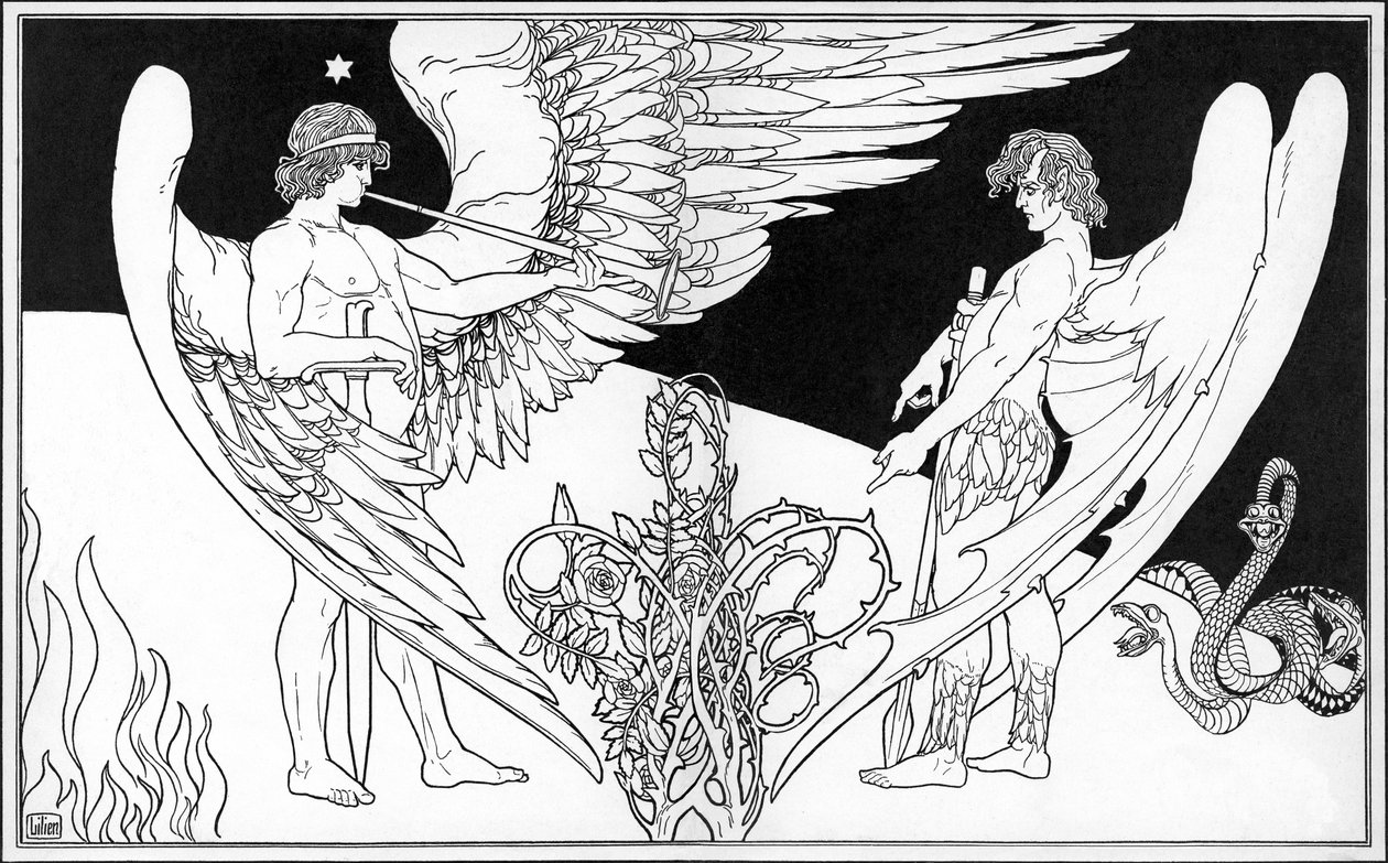 E.M. Lilien by Ephraim Moses Lilien