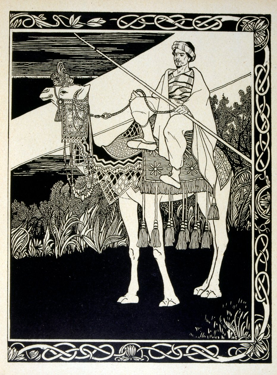 Enak before Gomorrah, from the book Judah illustrated by Ephraim Moses Lilien by Ephraim Moses Lilien