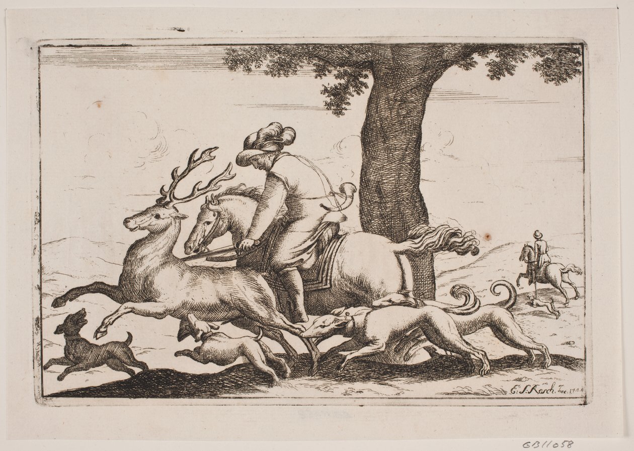 Parforce Hunt by Erasmus Sigismund Resch