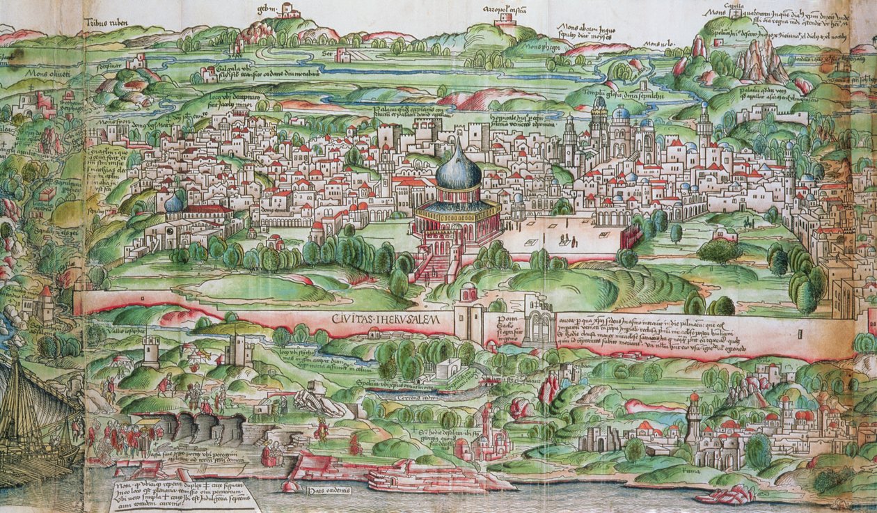 Map of the City of Jerusalem, from 